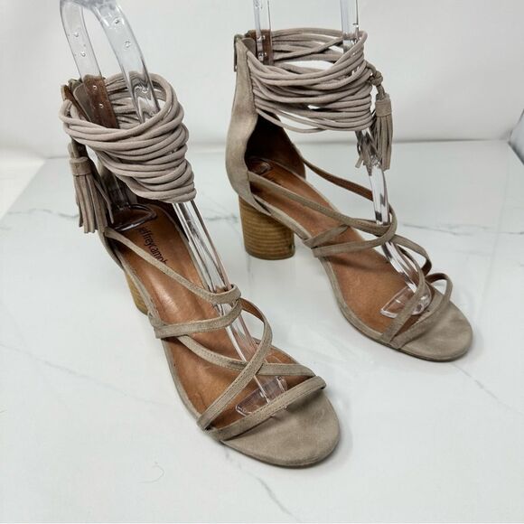 Jeffrey Campbell Shoes - Jeffery Campbell Despina Suede Tassel Heels- Size 9